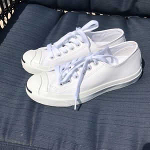 White Leather Jack Purcell Converse